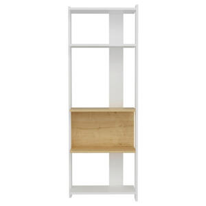 MID.YOU REGÁL, biela, farba duba, 58,6/165/26,8 cm