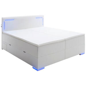Xora BOXSPRINGOVÁ POSTEĽ, 160/200 cm, biela