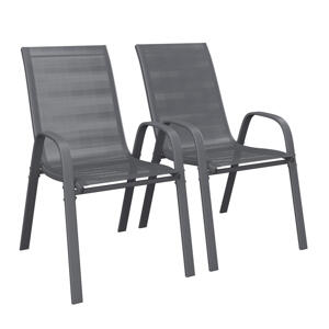 Ambia Garden SADA ZÁHRADNÝCH KRESIEL, kov, textil