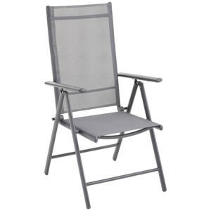 XXXL ZÁHRADNÉ KRESLO, kov, textil