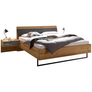 Dieter Knoll ZOSTAVA S POSTEĽOU, 180/200 cm, dub bianco, lávovosivá