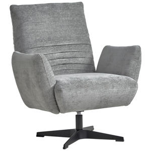 Dieter Knoll KRESLO, textil, sivá