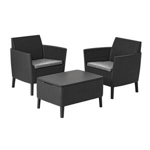 Ambia Garden TERASOVÁ SEDACIA SÚPRAVA 8-dielne, plast, textil