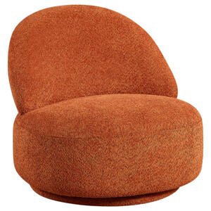 Carryhome KRESLO, drevo, textil, hrdzavá