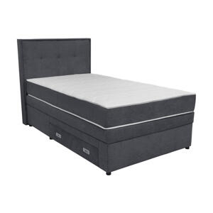 Hom`in BOXSPRINGOVÁ POSTEĽ, 90/200 cm, tmavosivá