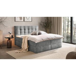 Boxxx AMERICKÁ POSTEĽ, 140/200 cm, sivá