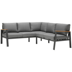 Ambia Garden TERASOVÁ SEDACIA SÚPRAVA 12-dielne, drevo, kov, textil