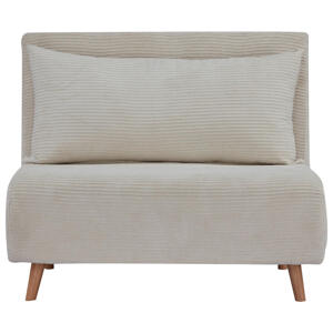 MID.YOU ROZKLADACIE KRESLO, textil, krémová