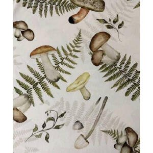 Esposa ÚZKY OBRUS, 50/150 cm, svetlohnedá, perleťová