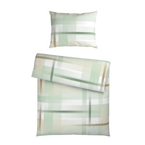 Esposa POSTEĽNÁ BIELIZEŇ, flanel, zelená, 140/200 cm